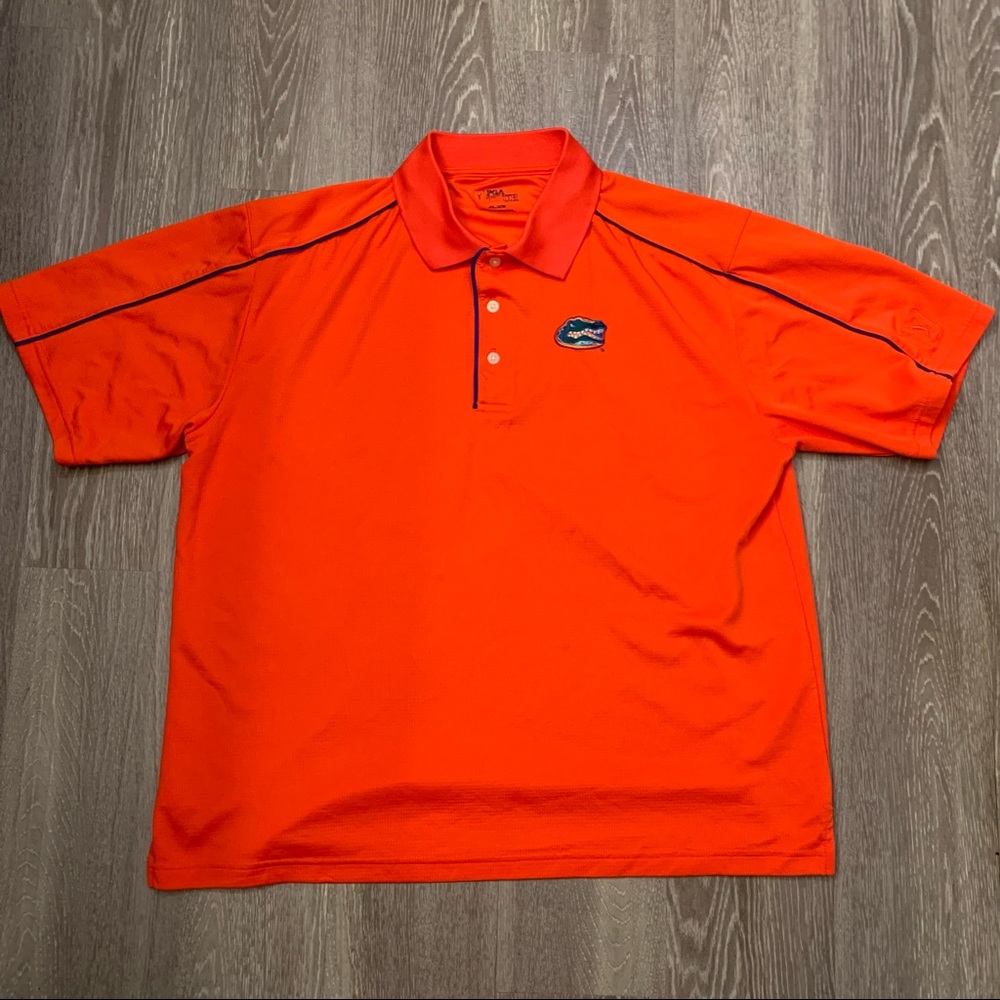 Florida Gators UF PGA Tour Golf Polo Shirt Men’s‎ Size XL